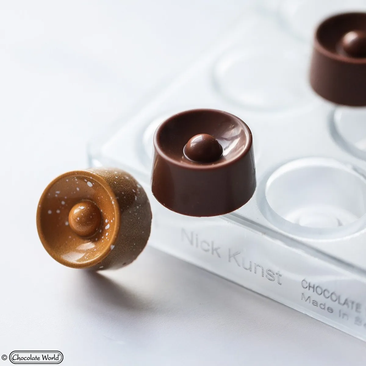 Chocolate World Bonbonvorm The Circle Nick Kunst (21x) 30mm Hot