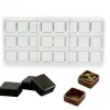 Chocolate World Bonbonvorm Vierkante Schelp (24x) 27x12mm** Outlet