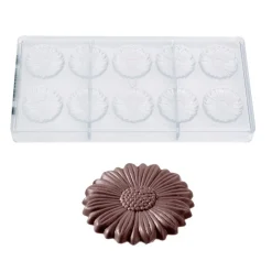 Chocolate World Bonbonvorm Zonnebloem (10x) 43x5 mm Hot