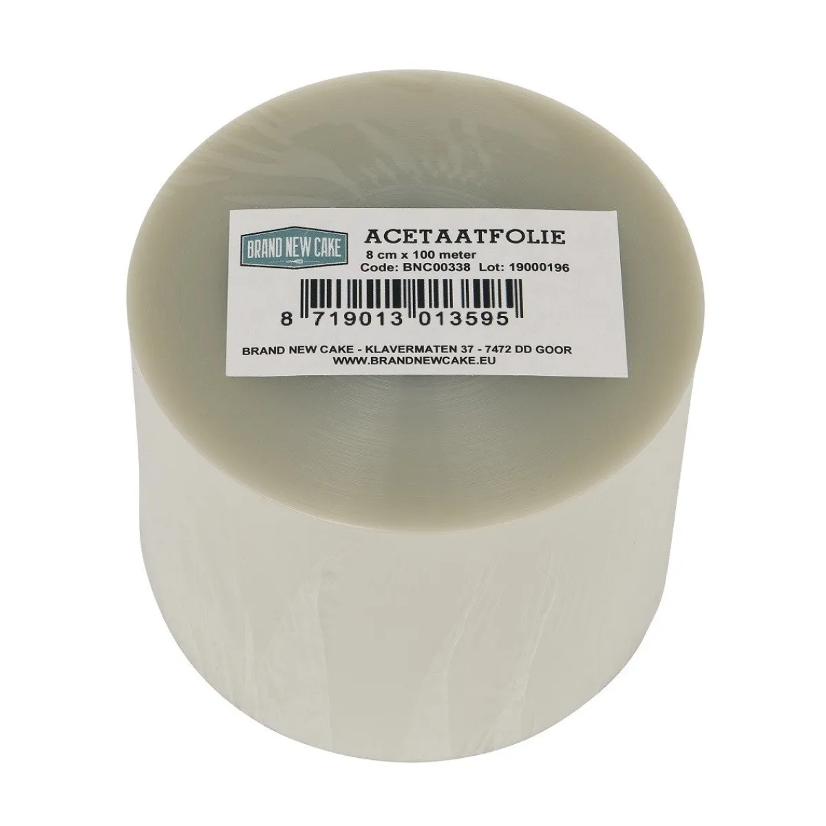 BrandNewCake Acetaatfolie rol 8 cm x 100 m Hot