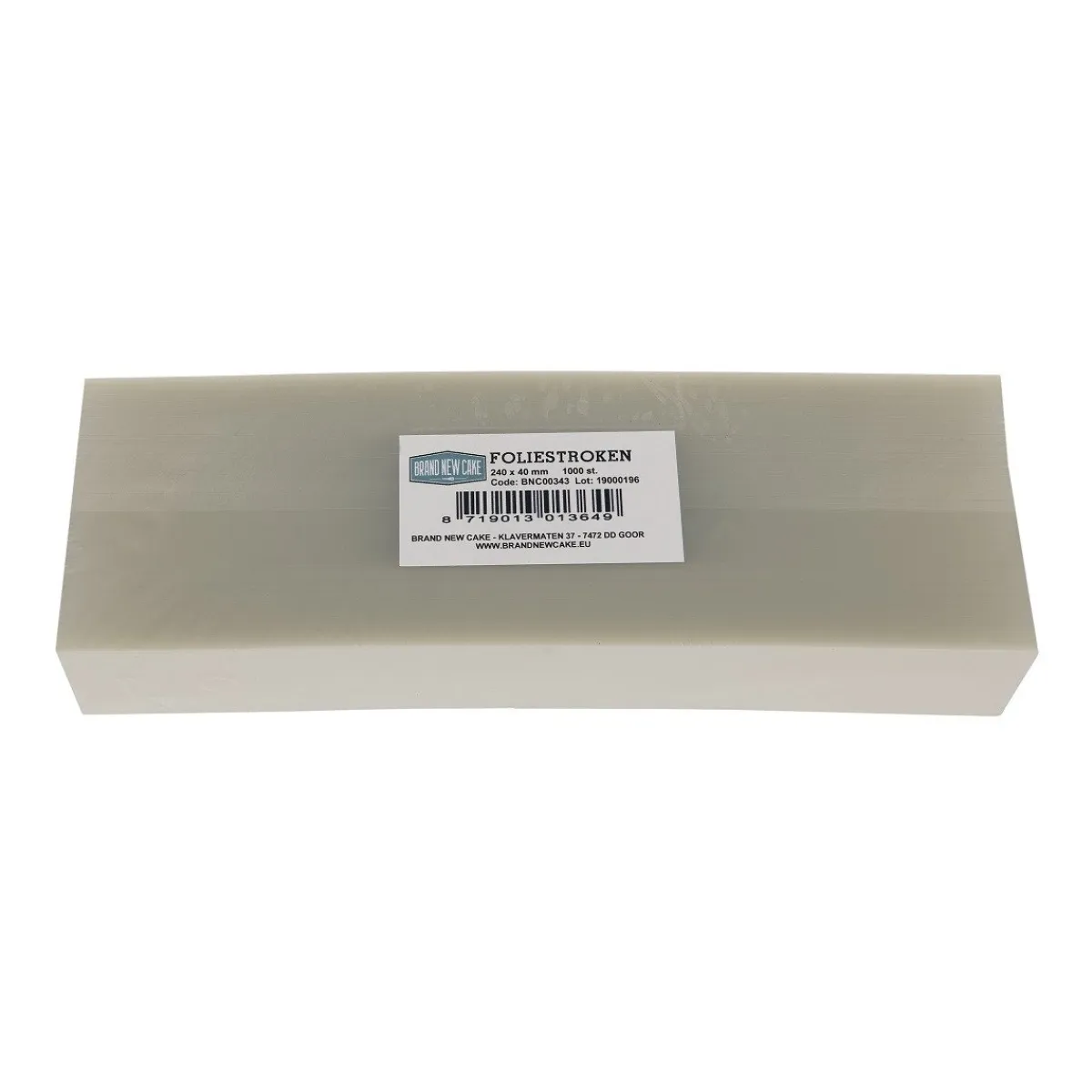 BrandNewCake Acetaatfolie stroken 24x4cm 1000 stuks Outlet
