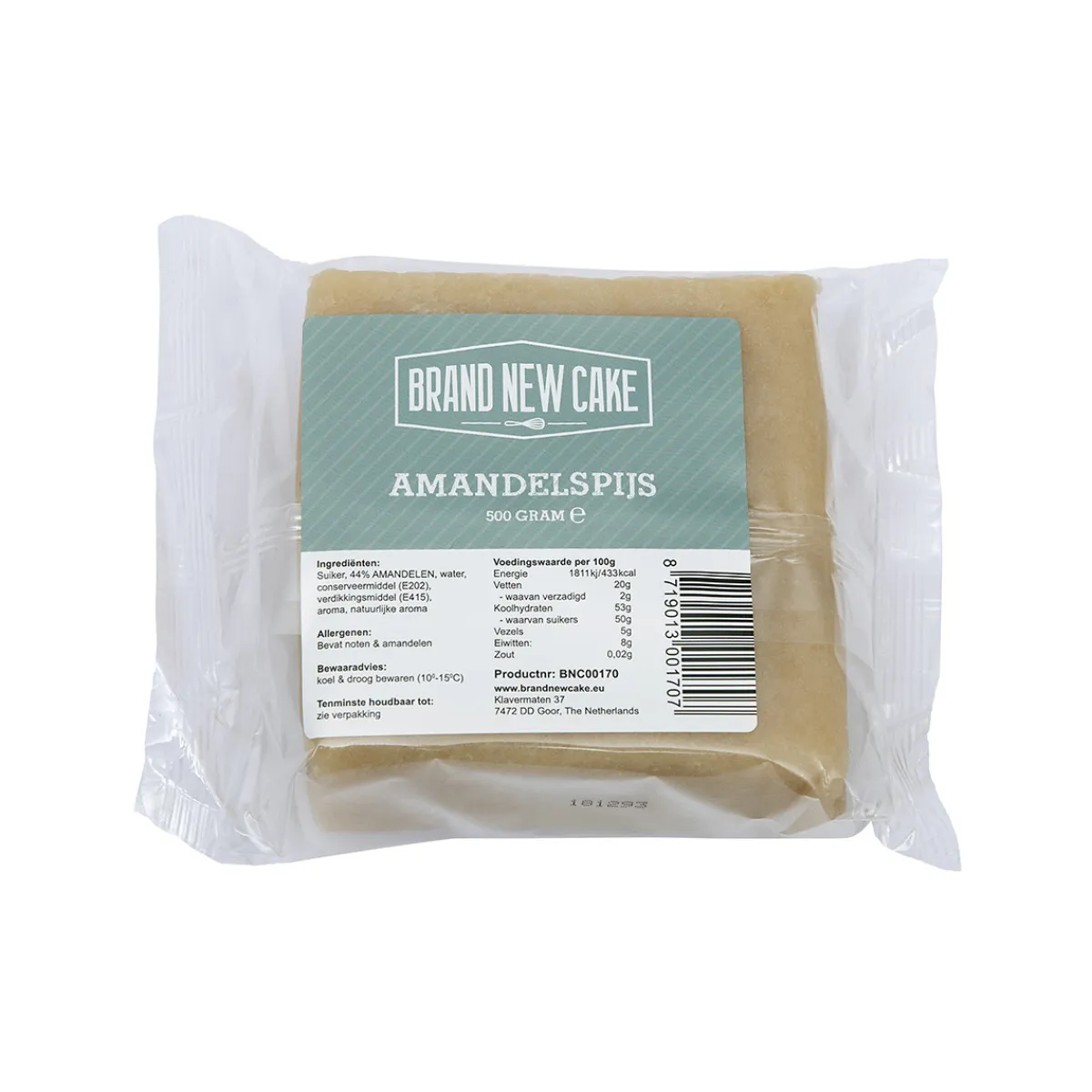 BrandNewCake Amandelspijs 500 gram New