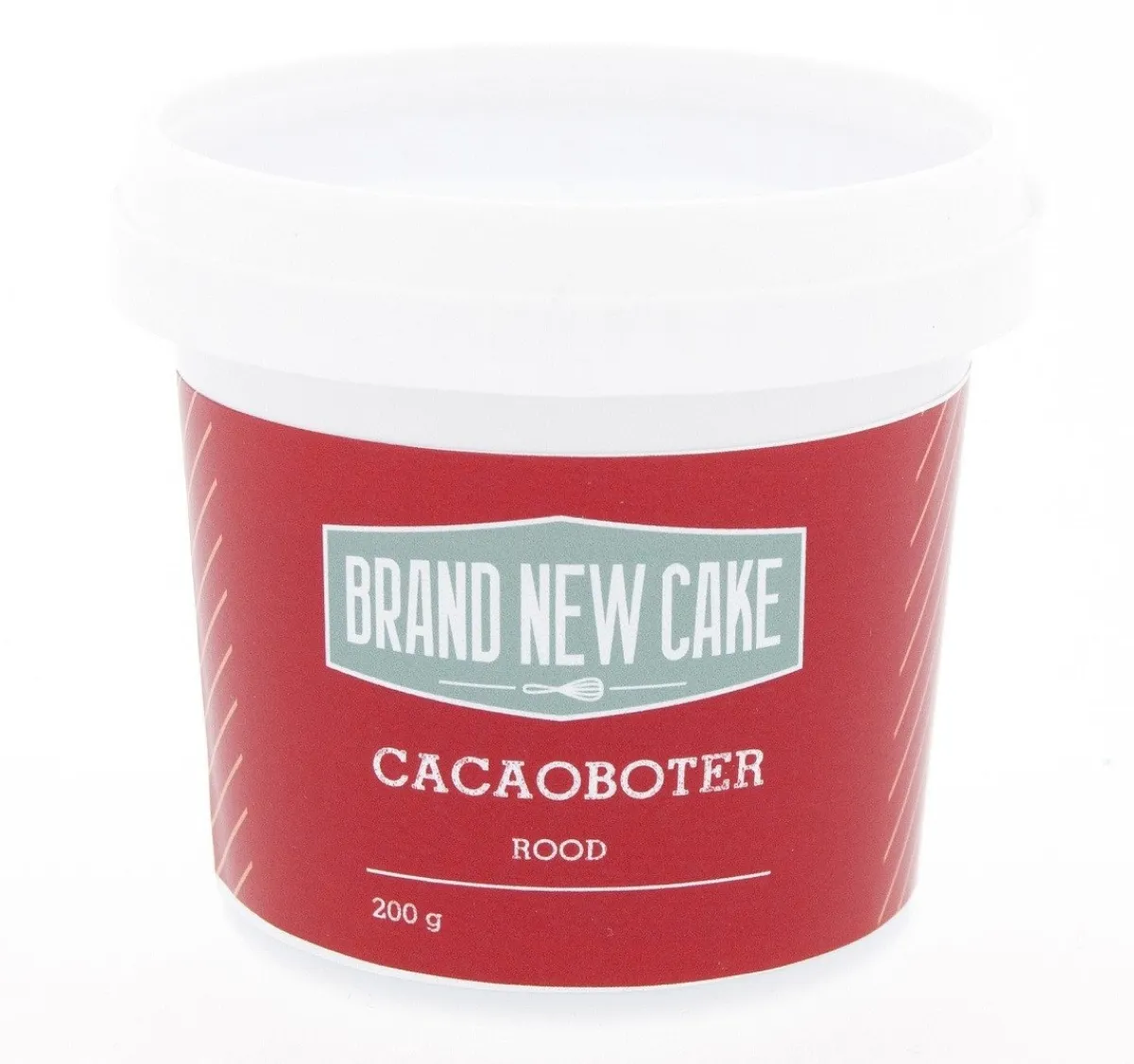 BrandNewCake Cacaoboter gekleurd Rood 200g Best