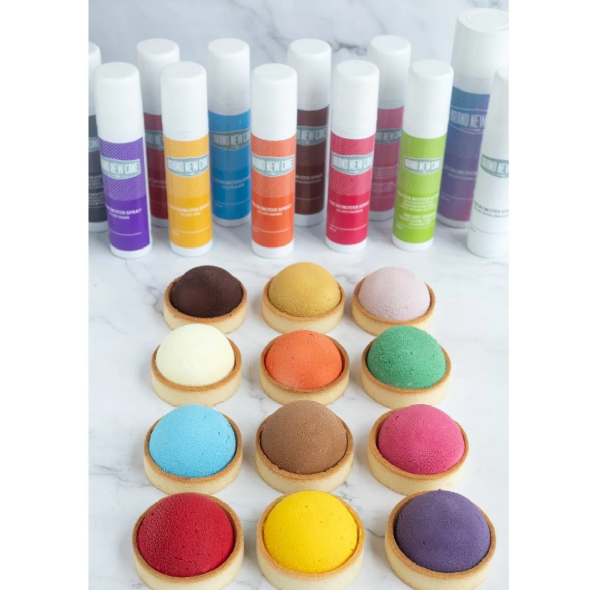 BrandNewCake Cacaoboter spray Velvet Witte choco kleur 100ml Outlet