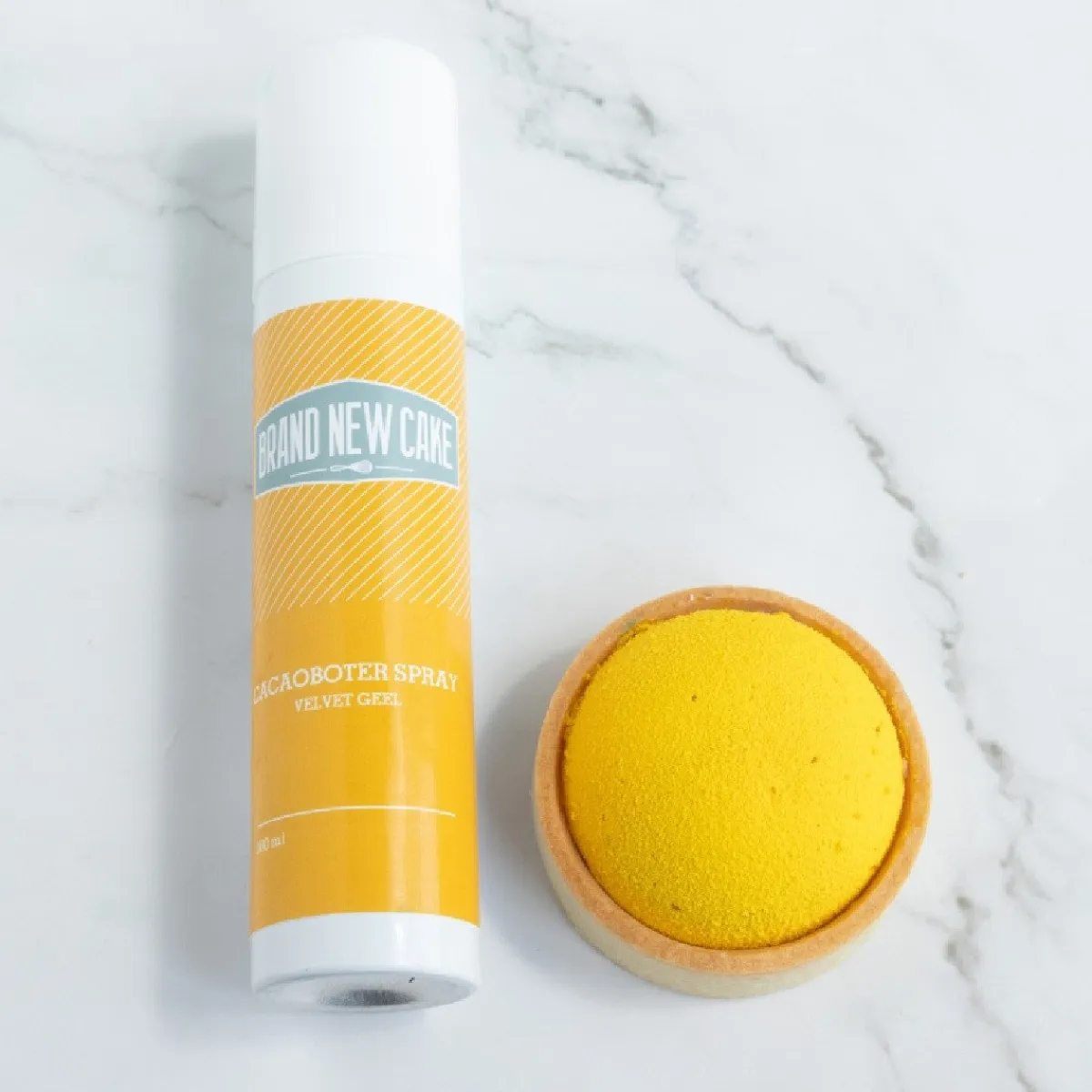 BrandNewCake Cacaoboter spray Velvet Geel 100ml New