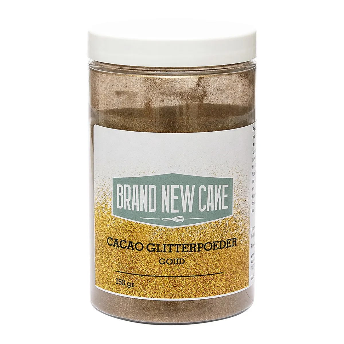BrandNewCake Cacao Glitterpoeder Goud 150g Online