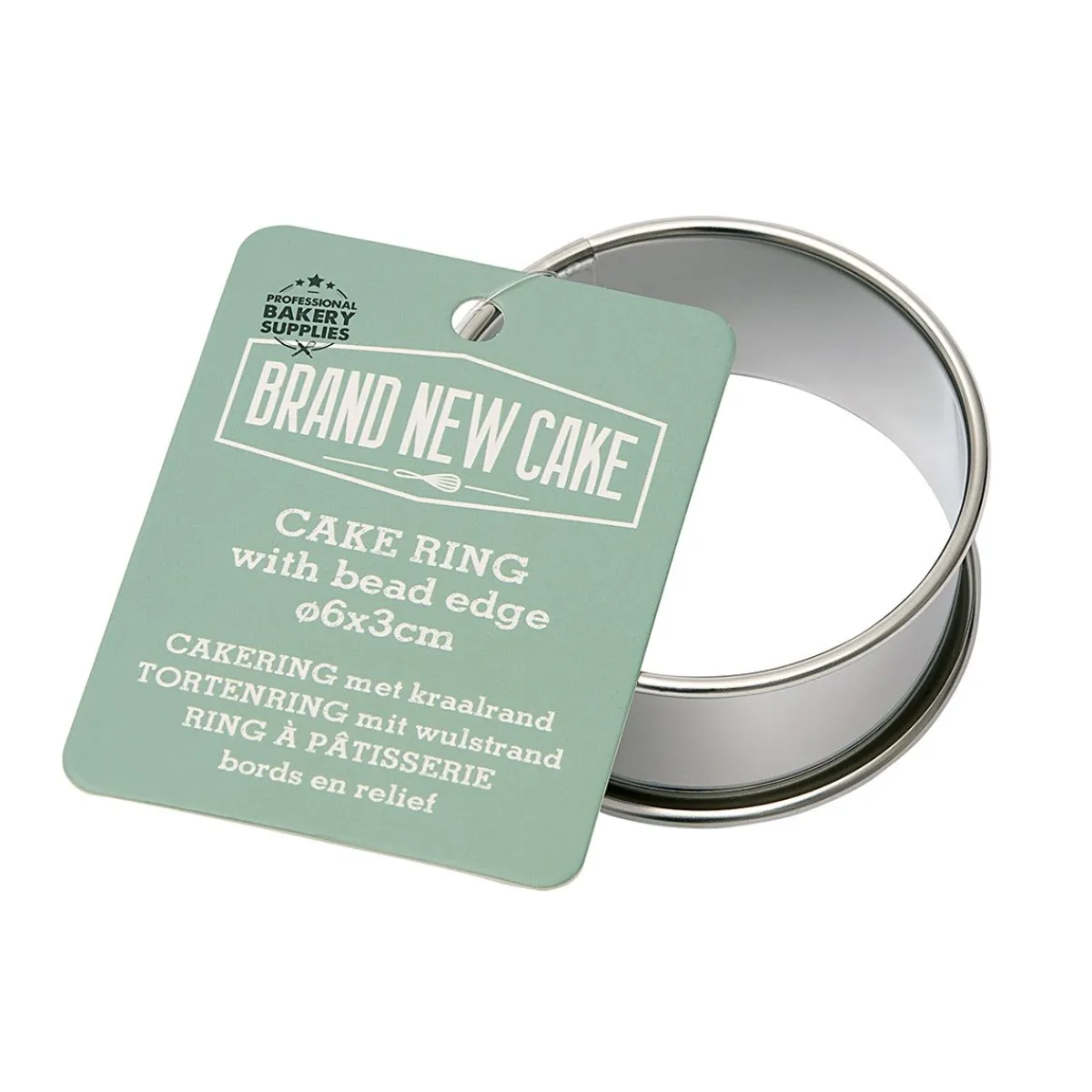 BrandNewCake Cakering met Kraalrand Ø6x3cm Discount