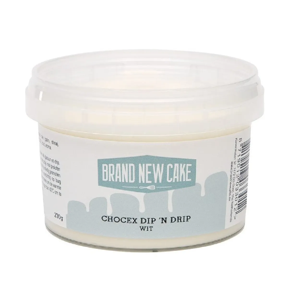 BrandNewCake Chocex Dip 'n Drip Wit 270g Outlet