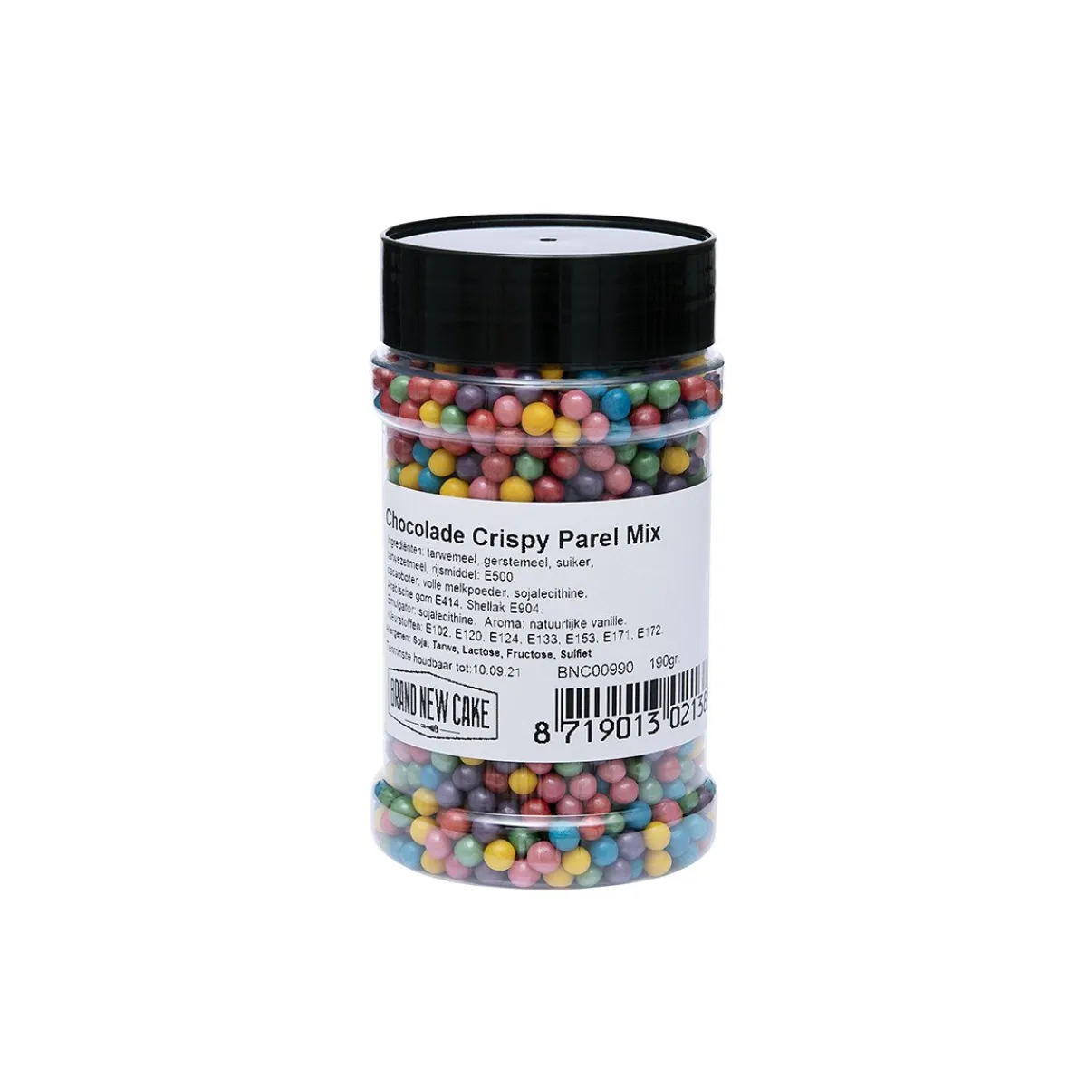 BrandNewCake Chocolade Crispy Parels Mix 190g Discount