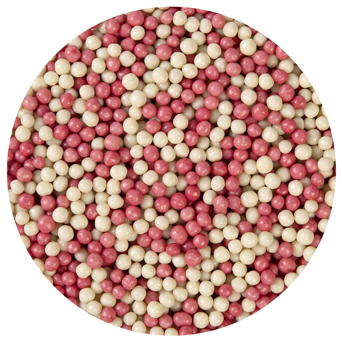 BrandNewCake Chocolade Crispy Parels Roze/Wit 190g Outlet