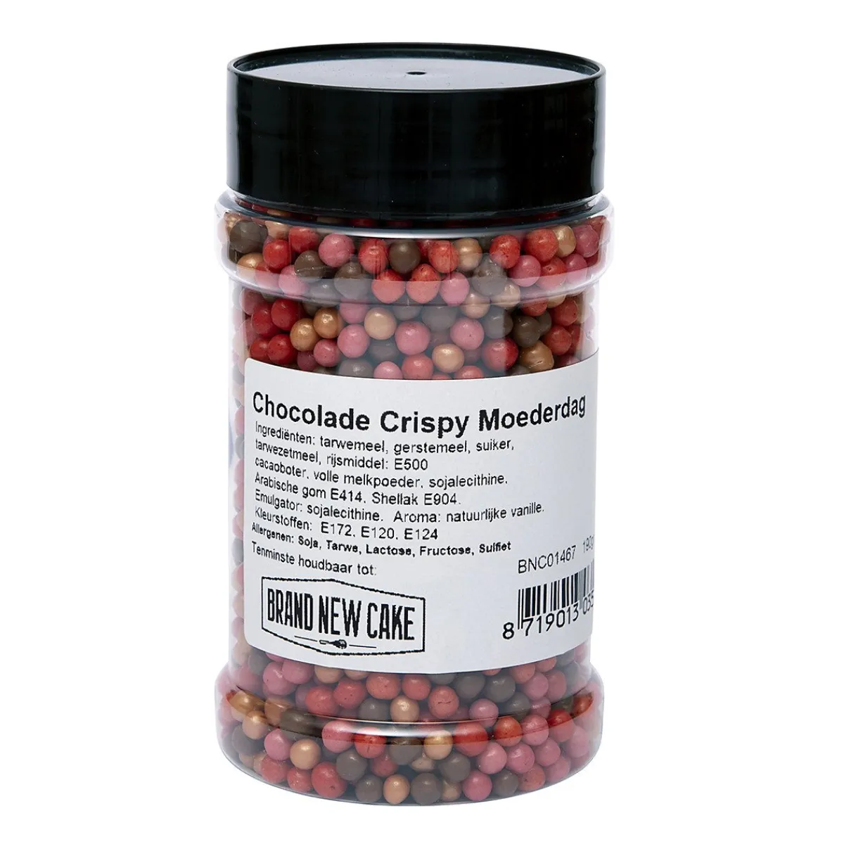 BrandNewCake Chocolade Crispy Parels Moederdag 190g Outlet