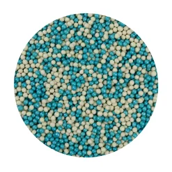 BrandNewCake Chocolade Crispy Parels Blauw/Wit 190g Hot