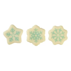 BrandNewCake Chocoladedecoratie IJs/Sneeuwvlokken 96st