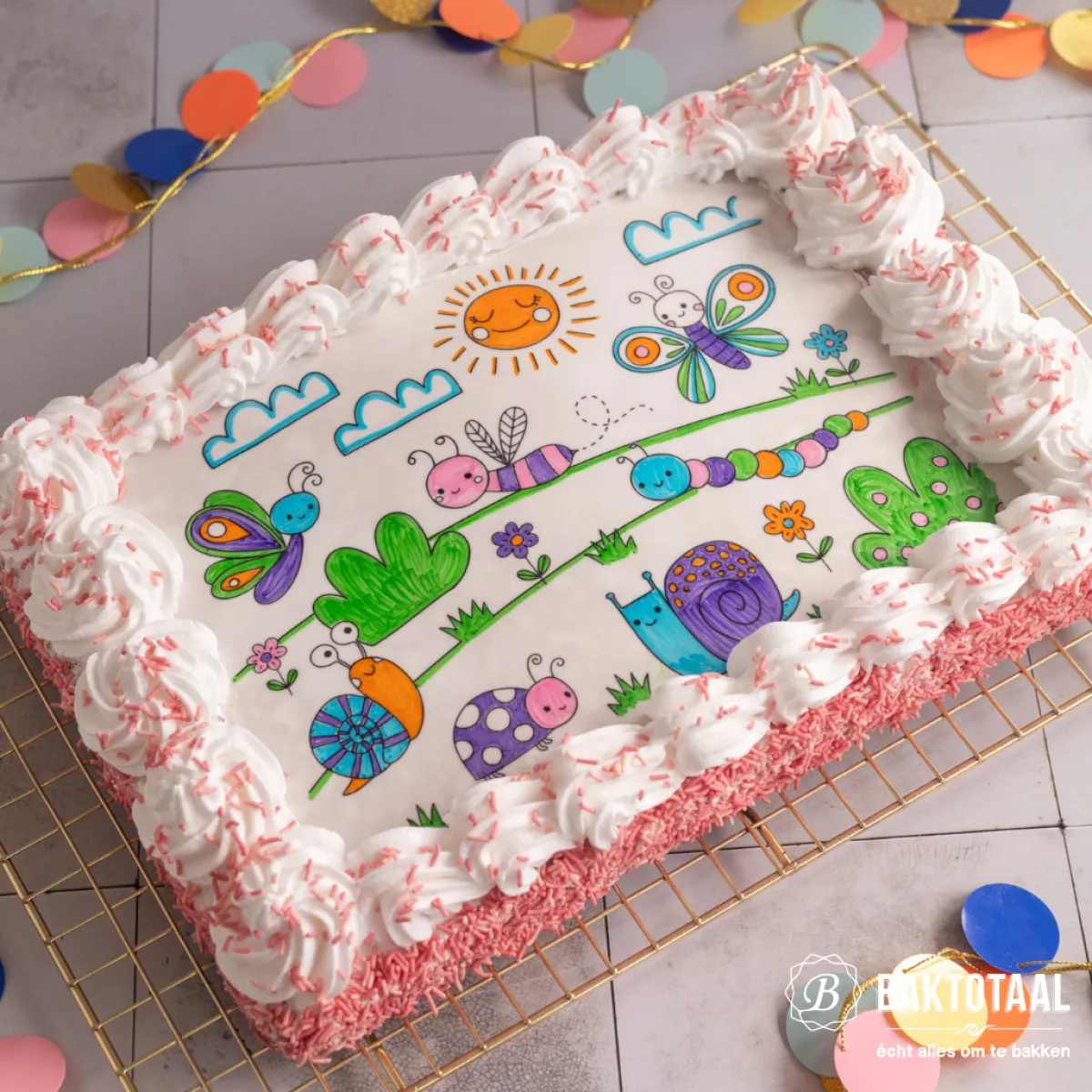 BrandNewCake Chocolade Hagelslag Roze 200g Online