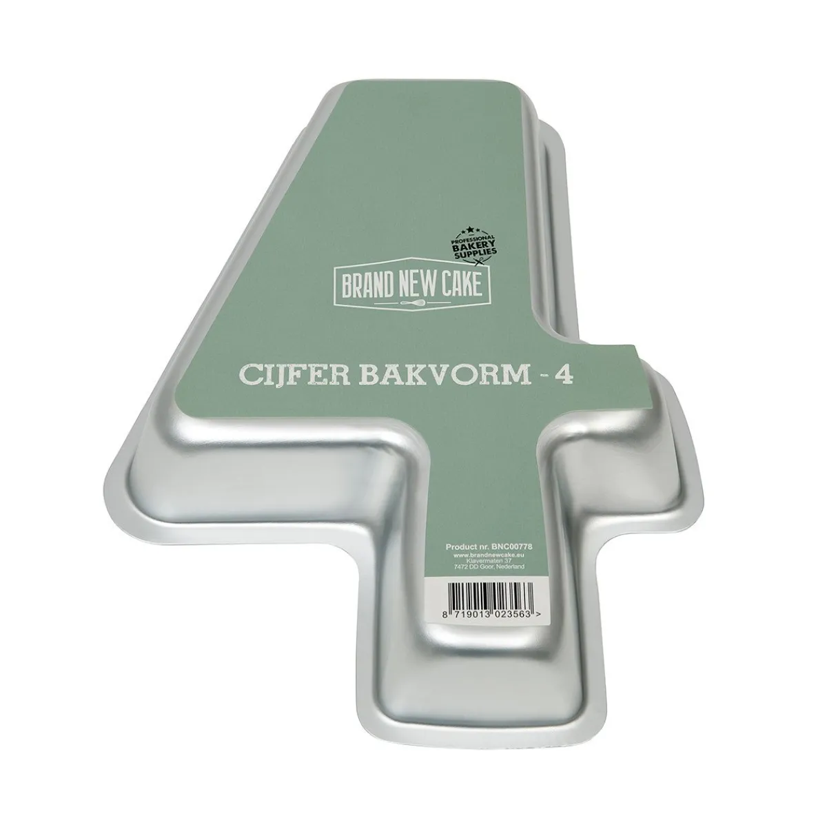 BrandNewCake Cijfer Bakvorm #4 Discount