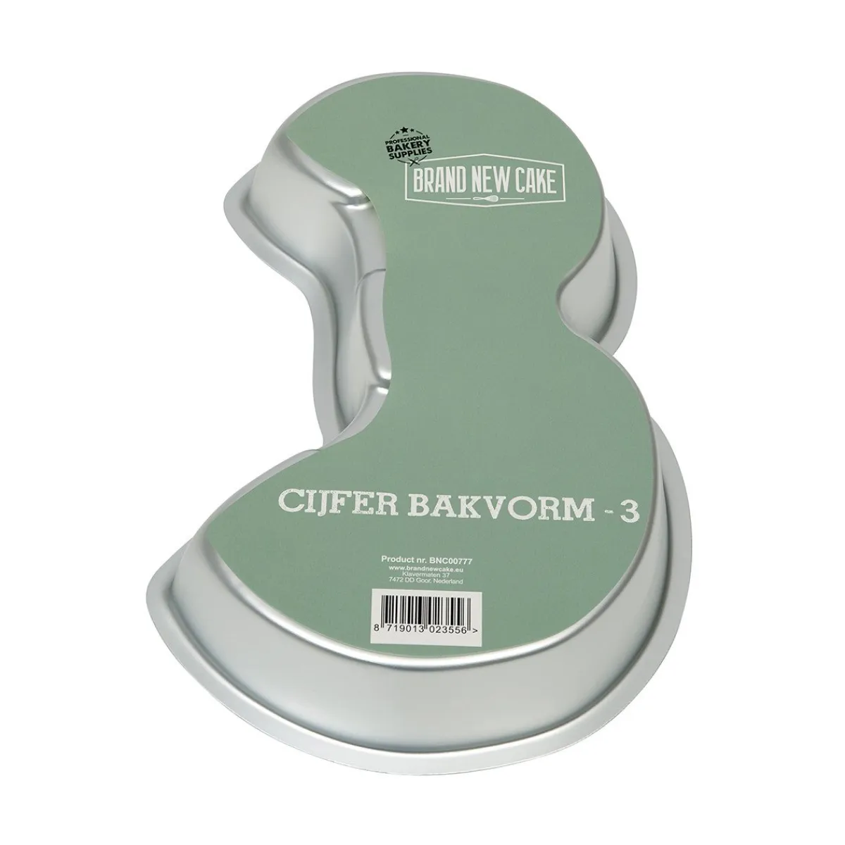 BrandNewCake Cijfer Bakvorm #3 Outlet