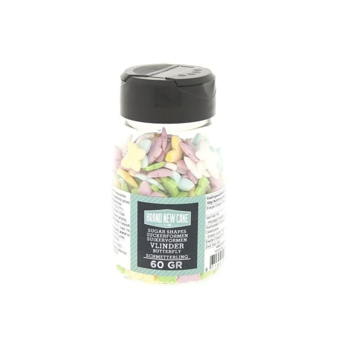 BrandNewCake Confetti Vlinders 60gr. Outlet