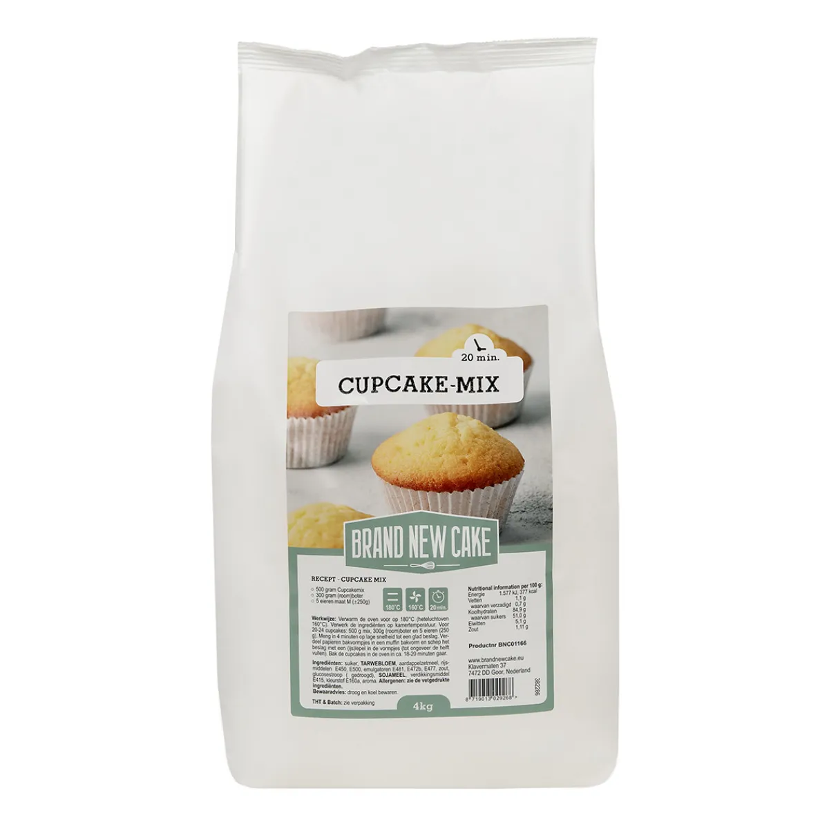 BrandNewCake Cupcake-mix 4kg Clearance