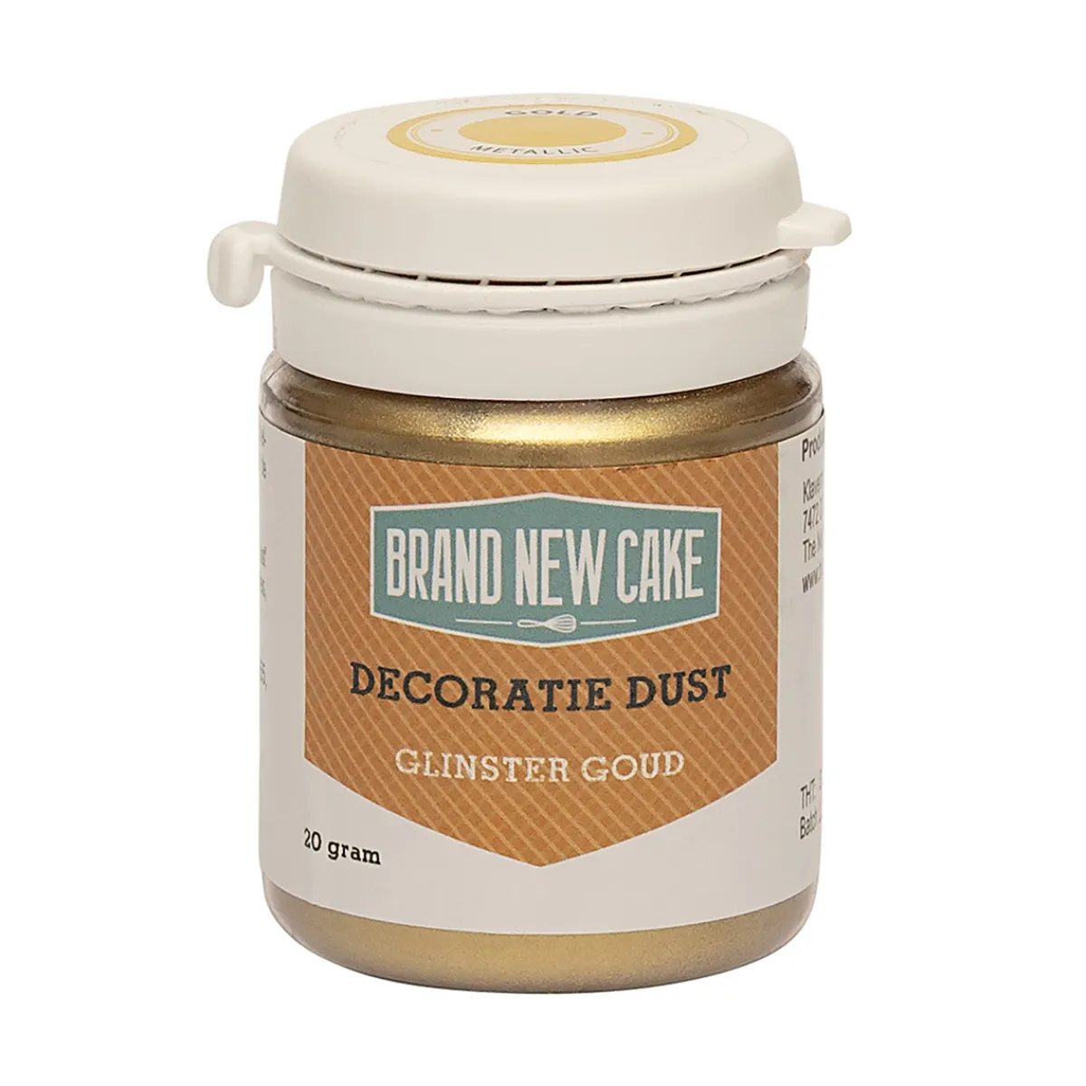 BrandNewCake Decoratie Dust Glinster Goud 20g New