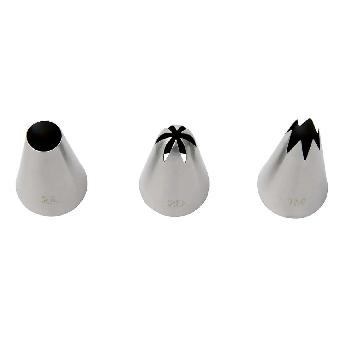 BrandNewCake Decoratie Spuitmondjes Set/3 (1M, 2D, 2A) Hot