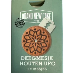 BrandNewCake Deegmesje Houten UFO (incl. 5 mesjes) Online