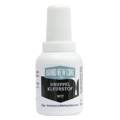 BrandNewCake Druppel Kleurstof Wit 20gr Clearance