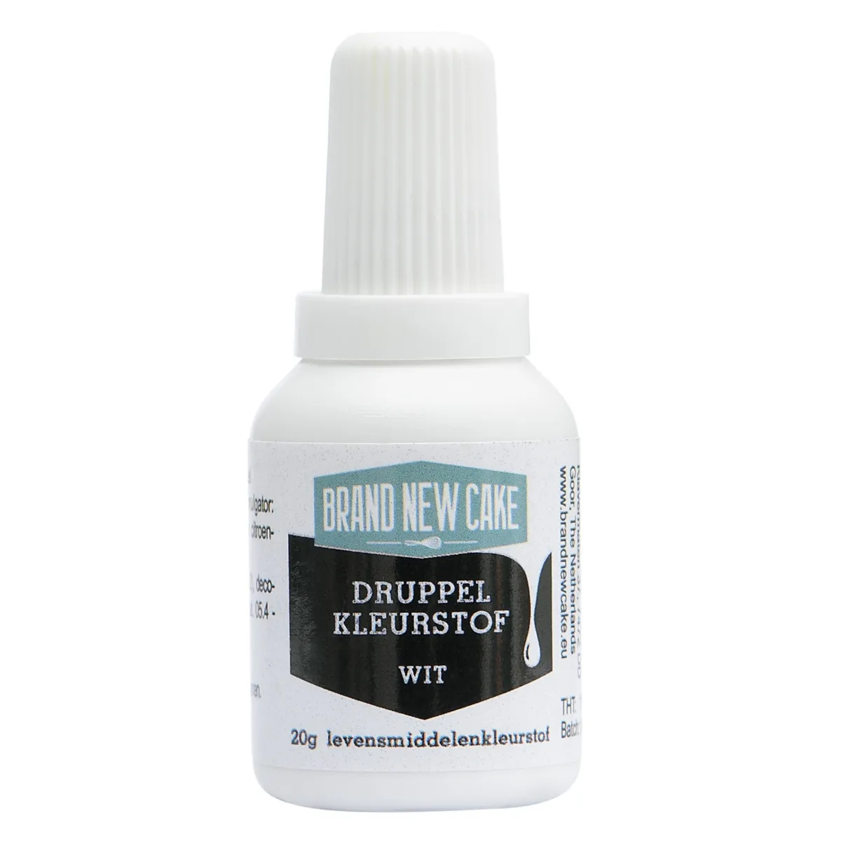 BrandNewCake Druppel Kleurstof Wit 20gr Clearance
