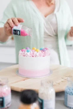 BrandNewCake Gekleurde Suiker Roze 80gr. Clearance