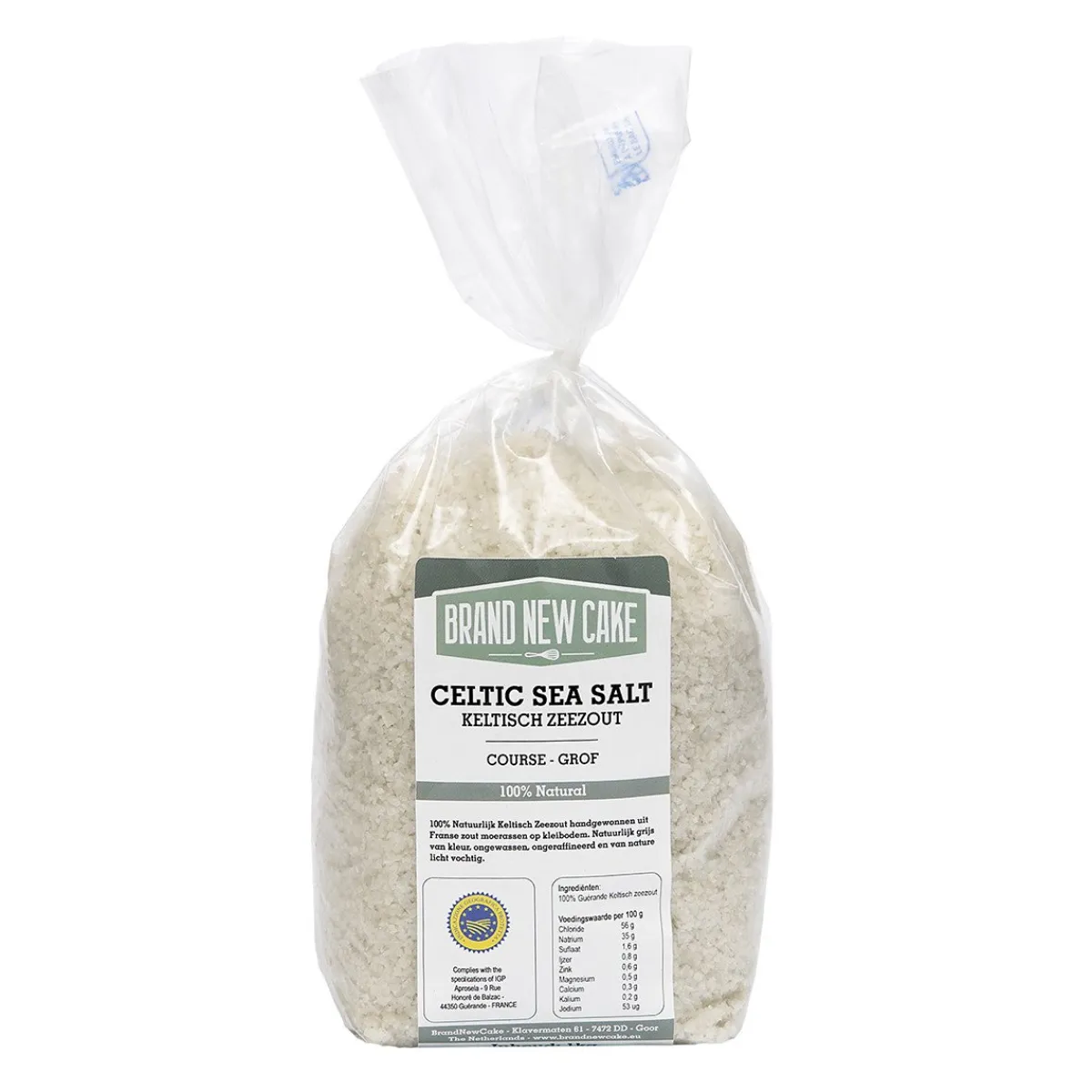 BrandNewCake Keltisch Zeezout Grof 1kg Hot