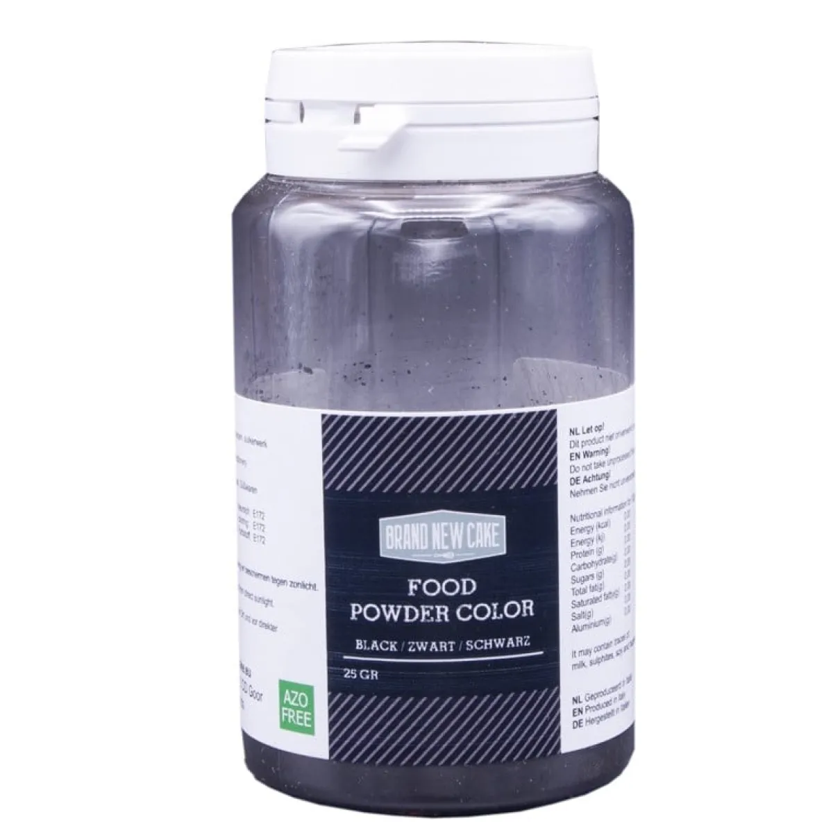 BrandNewCake Kleurpoeder Zwart 25g (vette massa) Sale