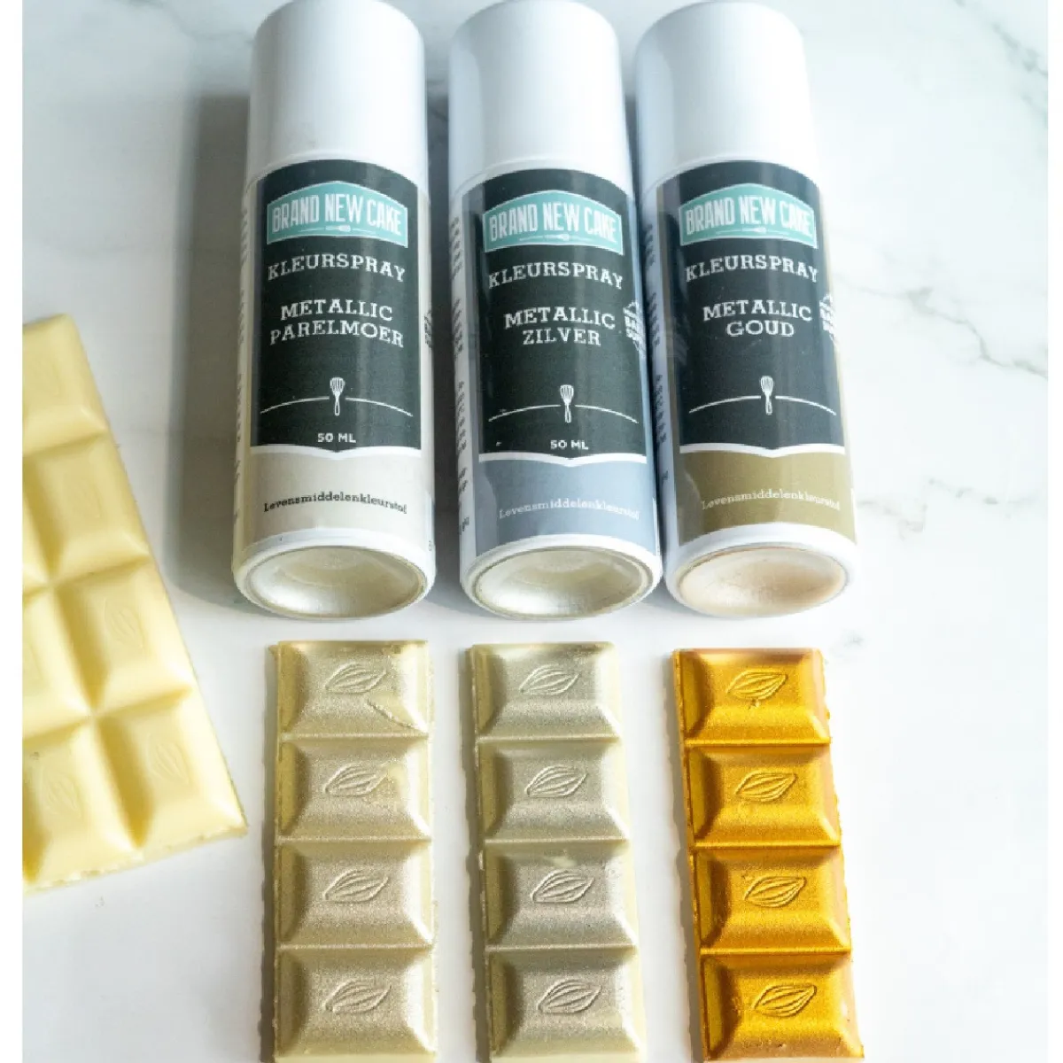 BrandNewCake Kleurspray Metallic Parelmoer 50ml Clearance