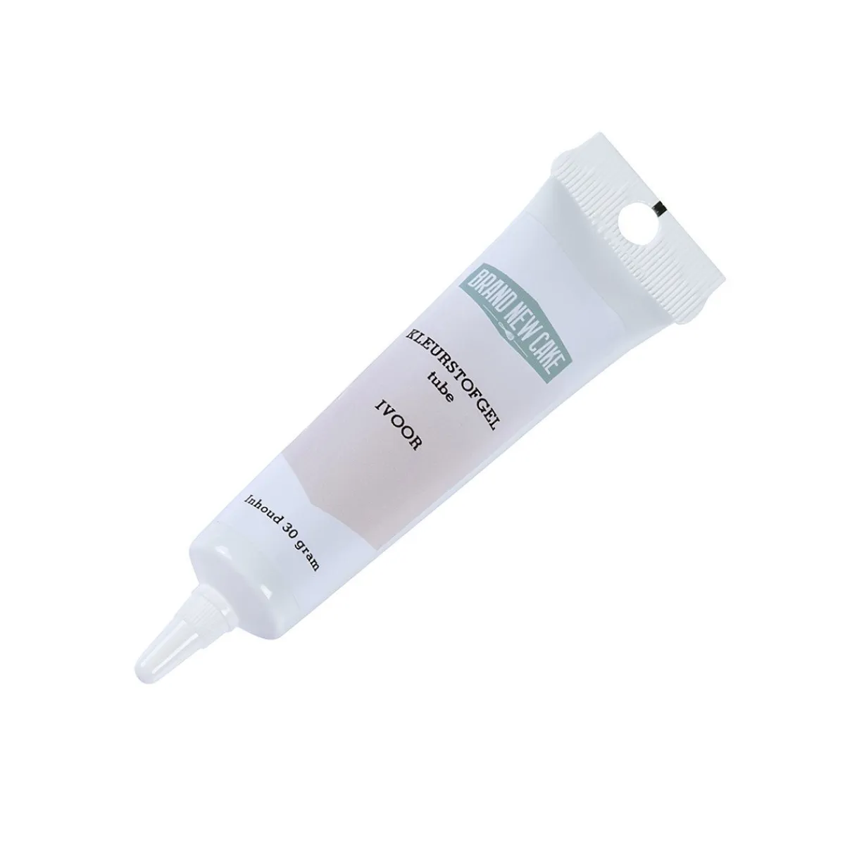 BrandNewCake Kleurstof Gel Tube Ivoor 30 gram Outlet
