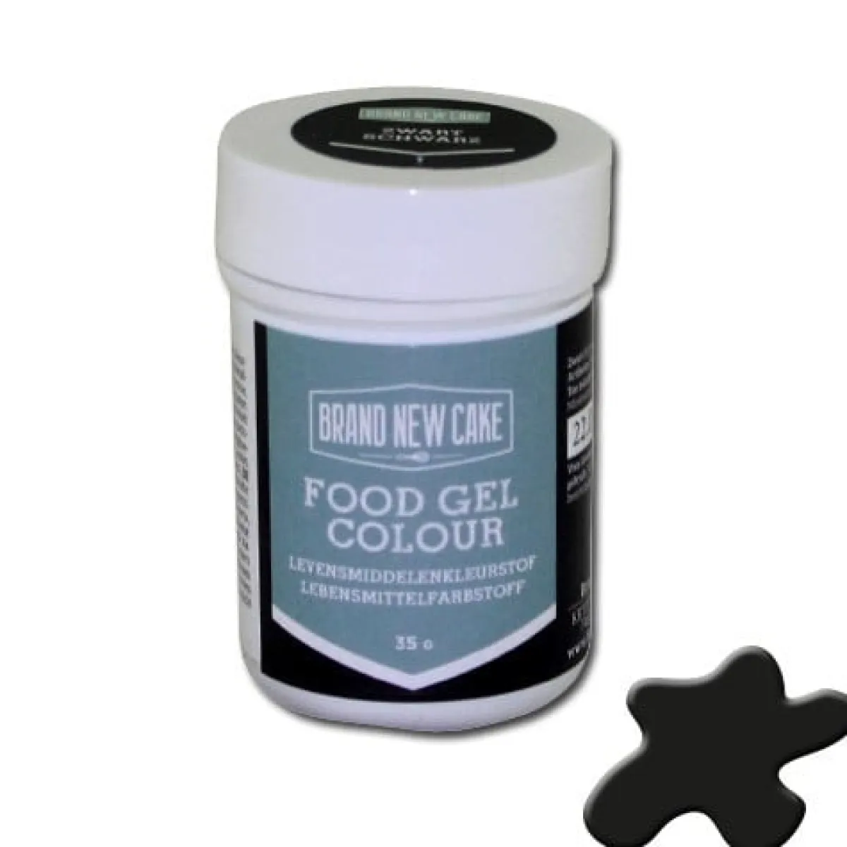 BrandNewCake Kleurstof Gel Zwart 35gr Outlet