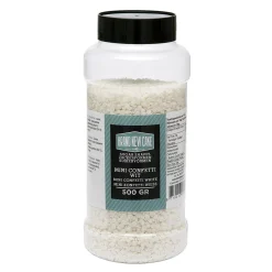 BrandNewCake Mini Confetti Rondjes Wit 4mm 500gr. Outlet