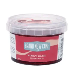 BrandNewCake Mirror Glaze Glitter Rood 300g Outlet