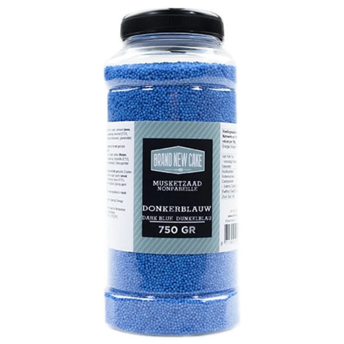 BrandNewCake Musketzaad Donker Blauw 750gr. New