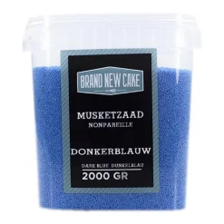BrandNewCake Musketzaad Donker Blauw 2000gr. Sale