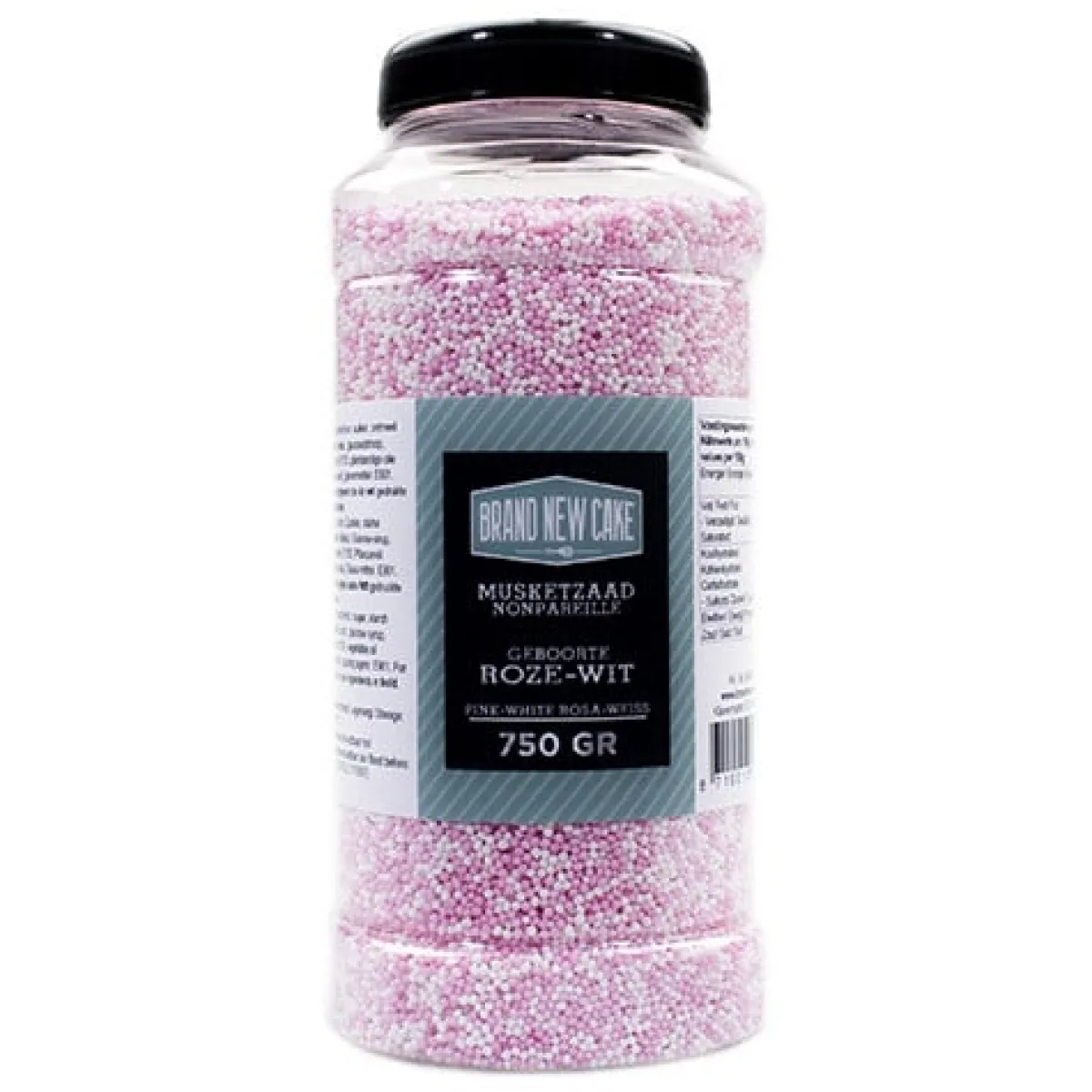 BrandNewCake Musketzaad Geboorte Roze-Wit 750gr. Outlet