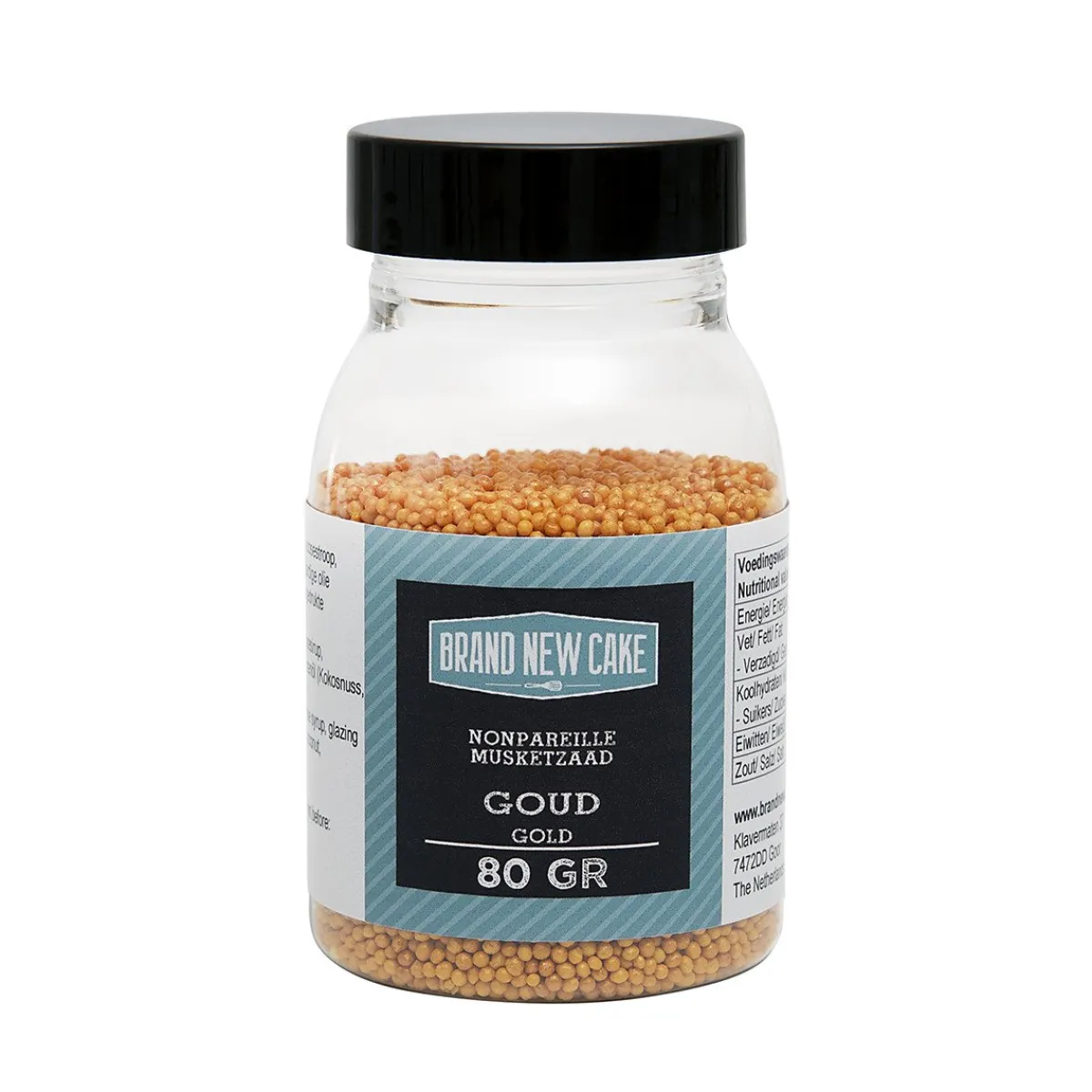 BrandNewCake Musketzaad Goud 80gr. Outlet
