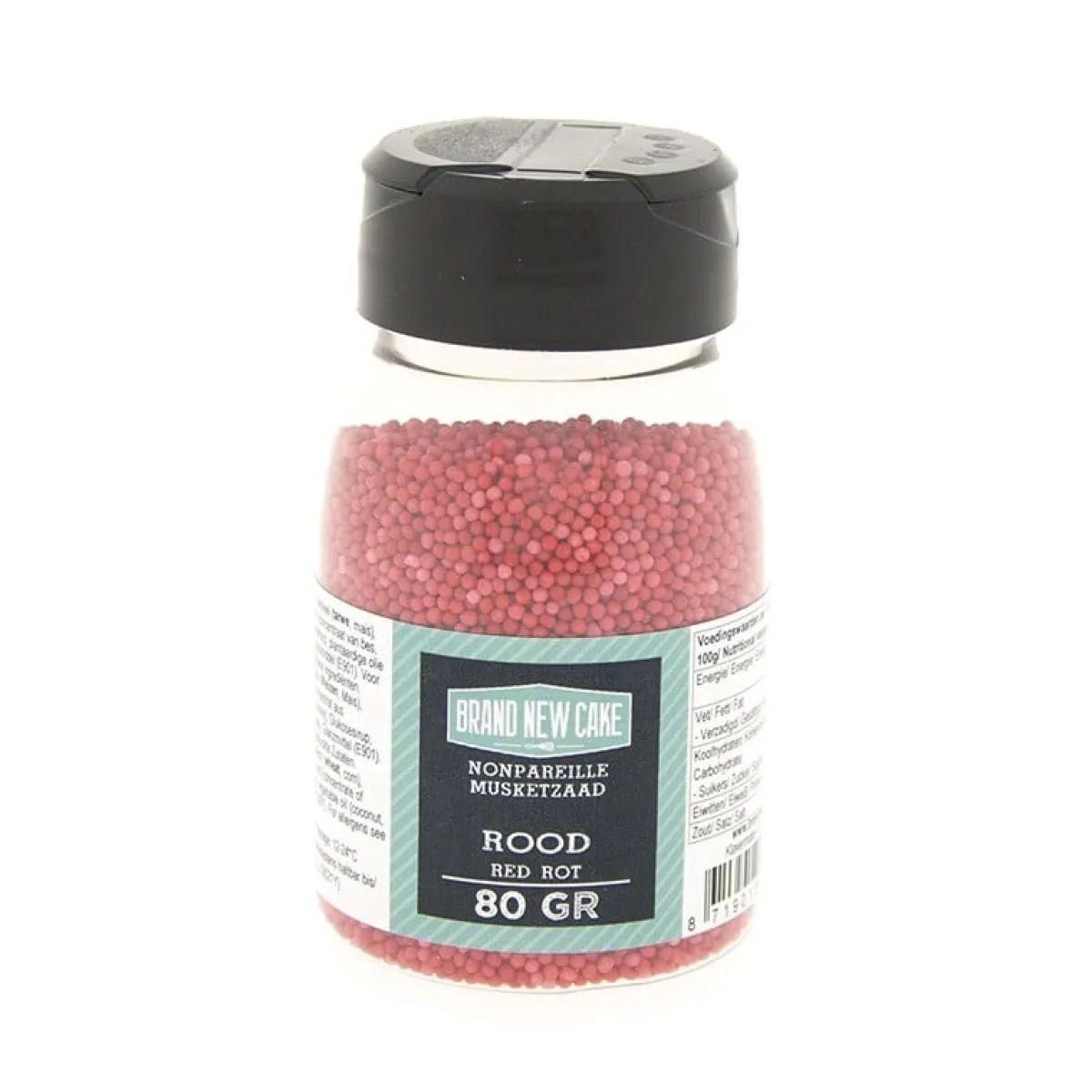BrandNewCake Musketzaad Rood 80gr. Hot