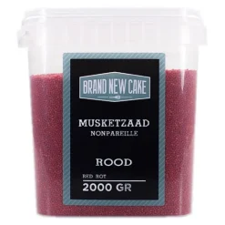 BrandNewCake Musketzaad Rood 2000gr. Outlet