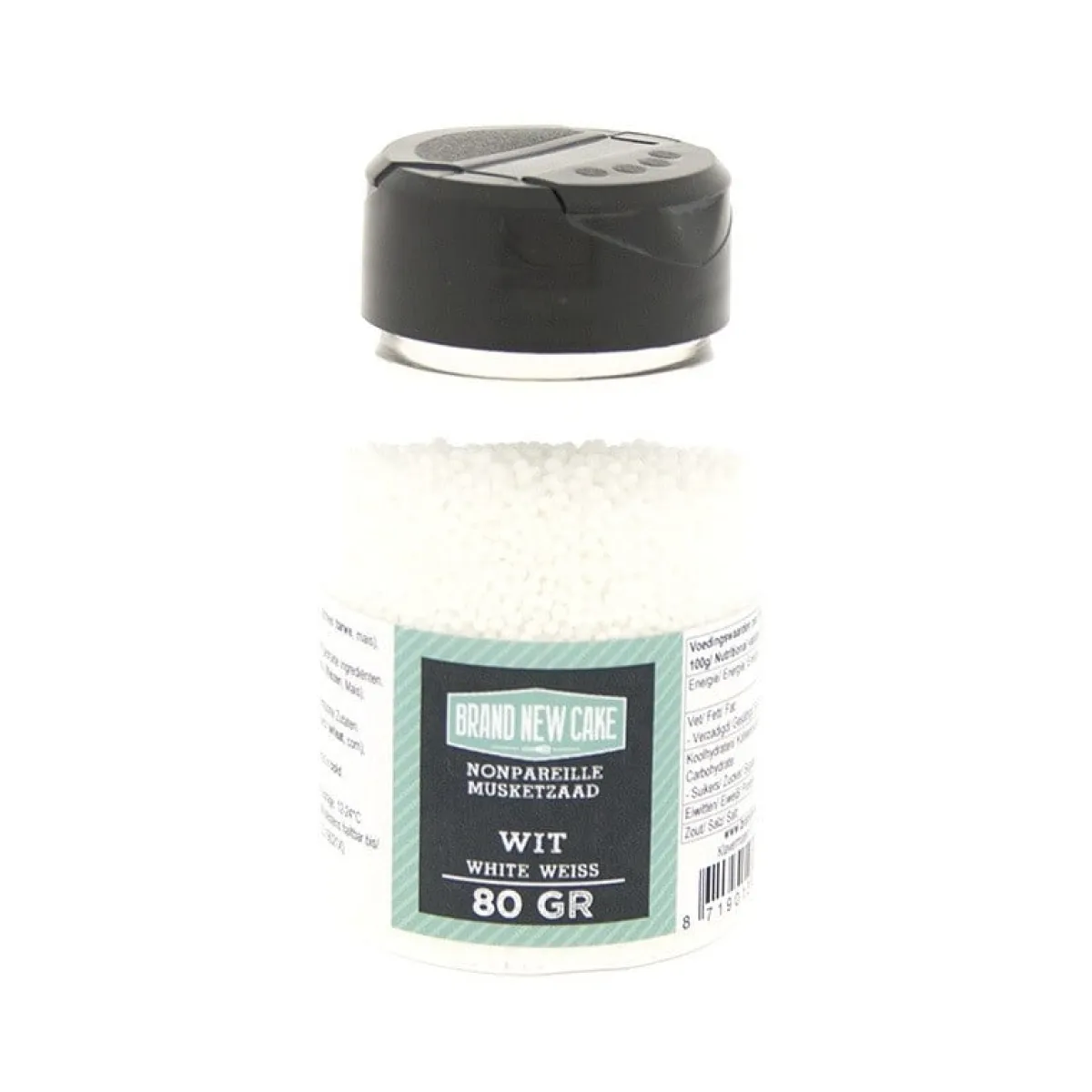 BrandNewCake Musketzaad Wit 80gr. Outlet