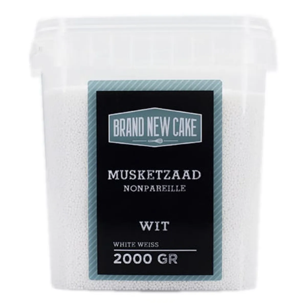BrandNewCake Musketzaad Wit 2000gr. Hot