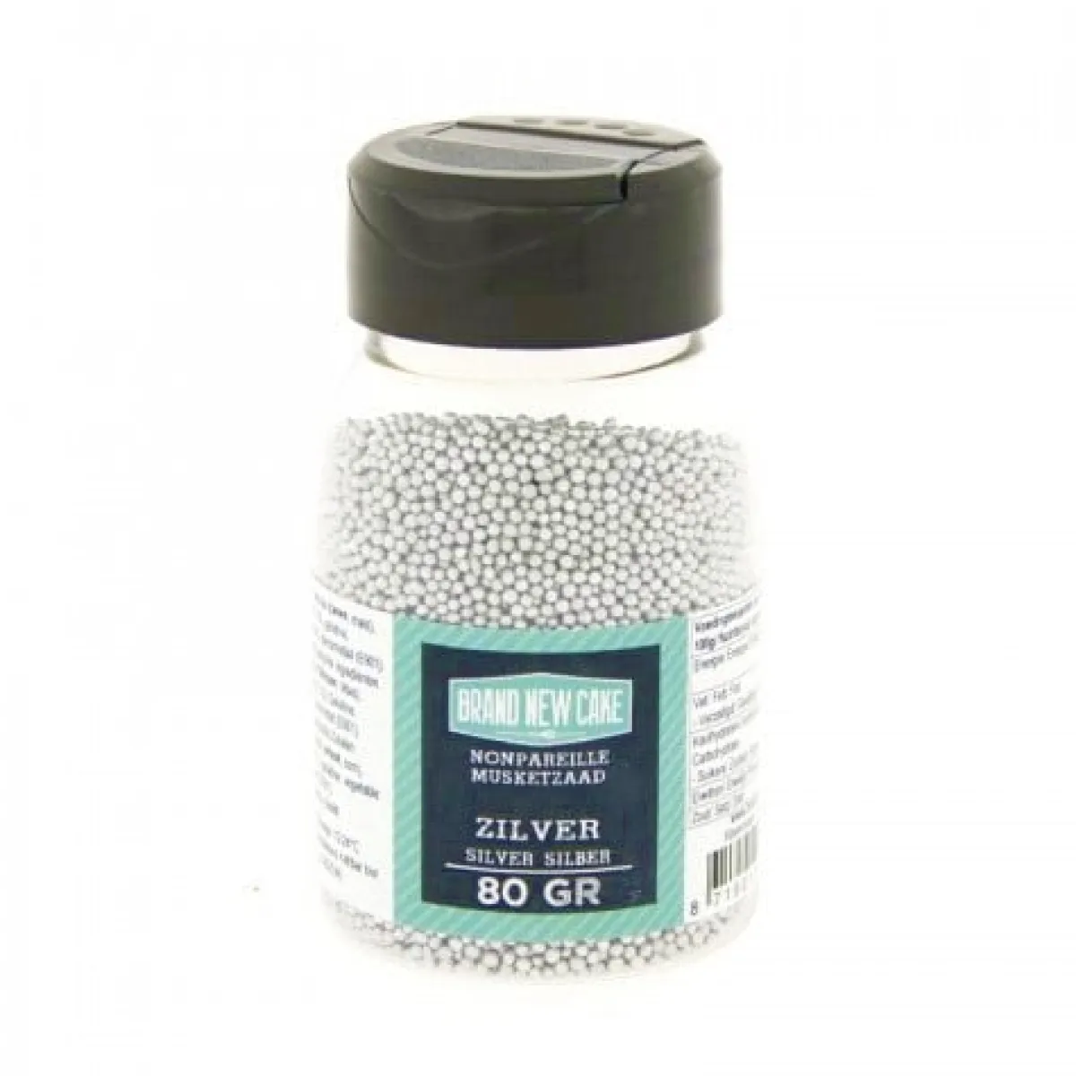 BrandNewCake Musketzaad Zilver 80gr. New