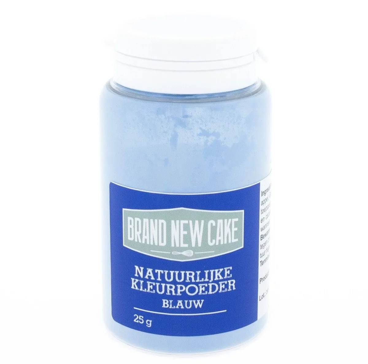 BrandNewCake Natuurlijke Kleurpoeder Blauw 25g (vette massa) Clearance