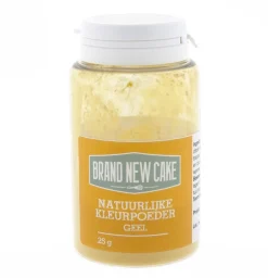 BrandNewCake Natuurlijke Kleurpoeder Geel 25g (vette massa) Discount