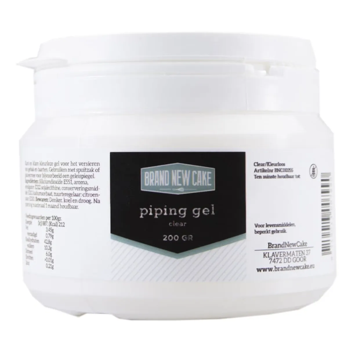 BrandNewCake Piping Gel 200 gram Hot