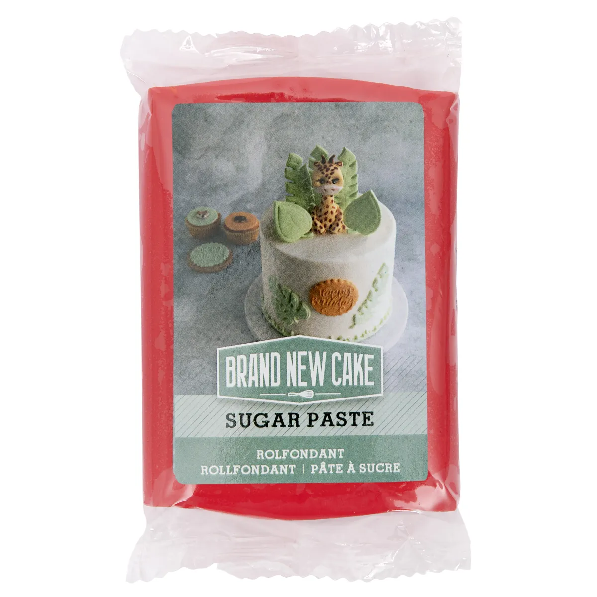 BrandNewCake Rolfondant Rood 250g Outlet