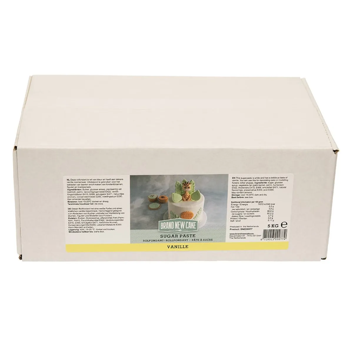 BrandNewCake Rolfondant Wit Vanille-/Roomsmaak 5 kg. Online