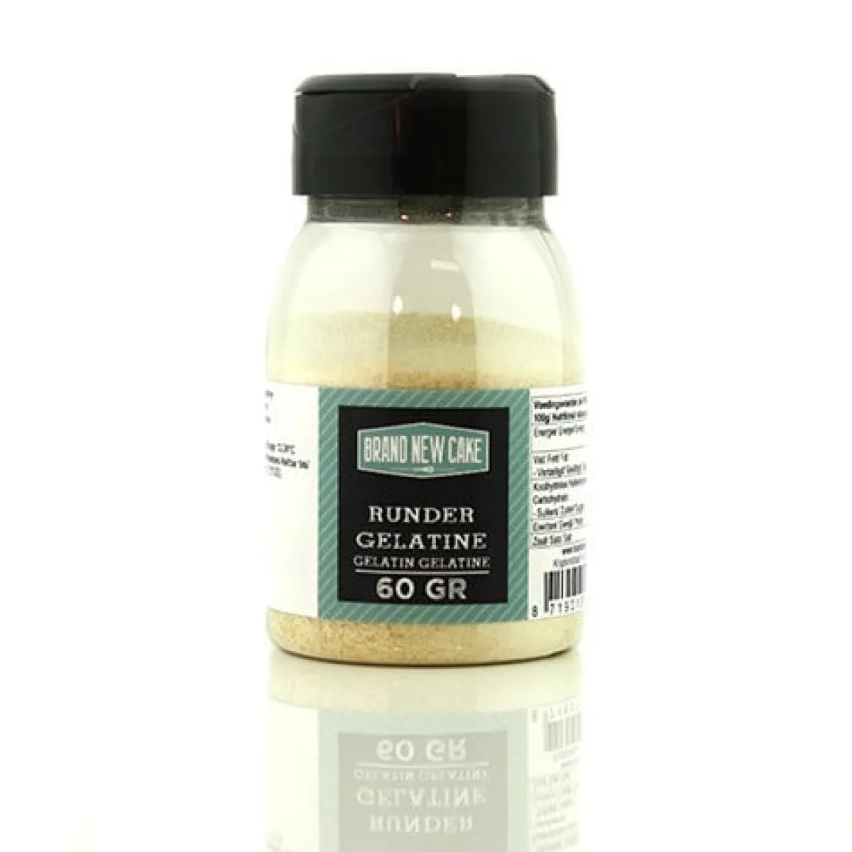 BrandNewCake Runder Gelatine 60gr. Best